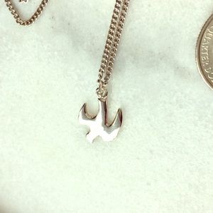 🕊Dainty Silver Dove Necklace🕊